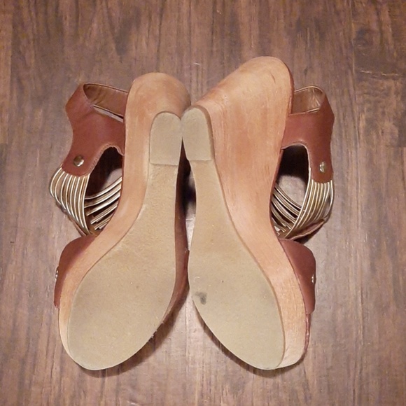 Steve Madden Gladiator Wedge Sandals - Picture 4 of 5